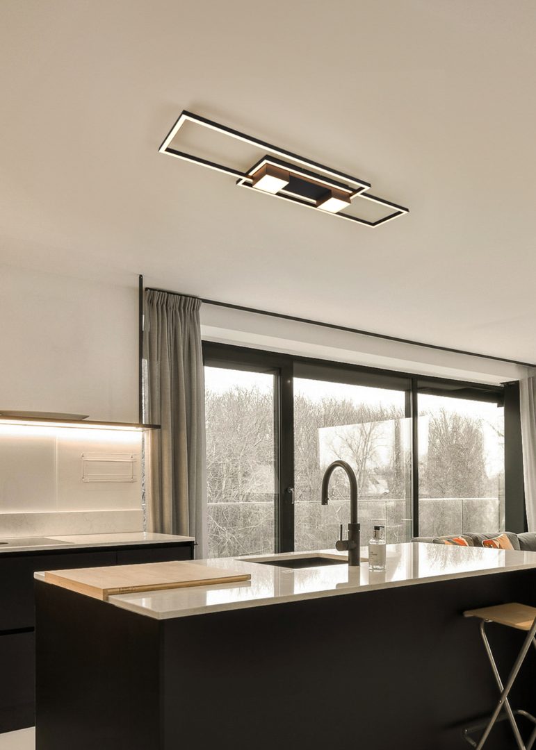 Albany 100cm Svart plafond Fra Trio Lighting - 