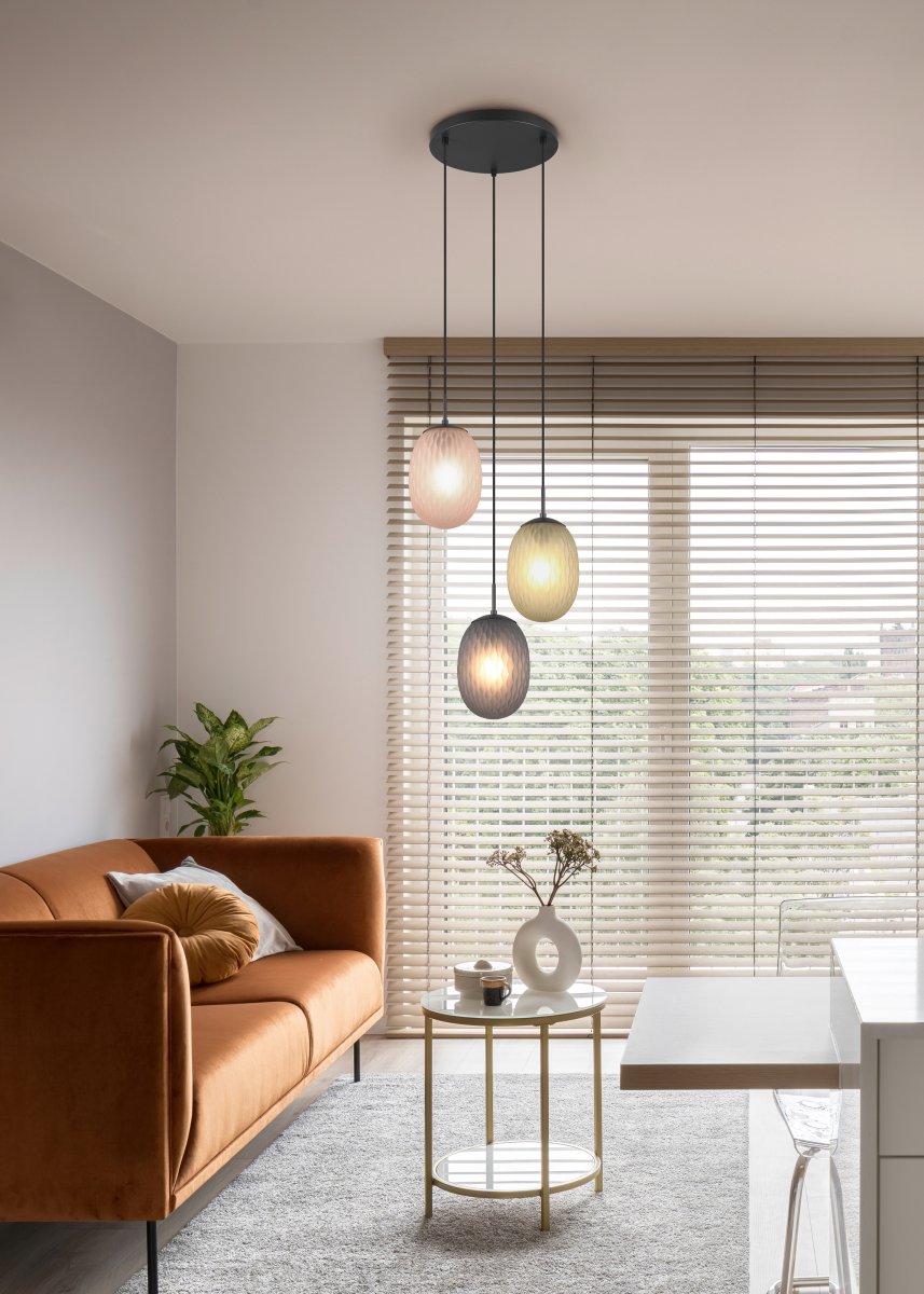 Facette Ø43 Flerfarget Taklampe Fra Trio Lighting - 