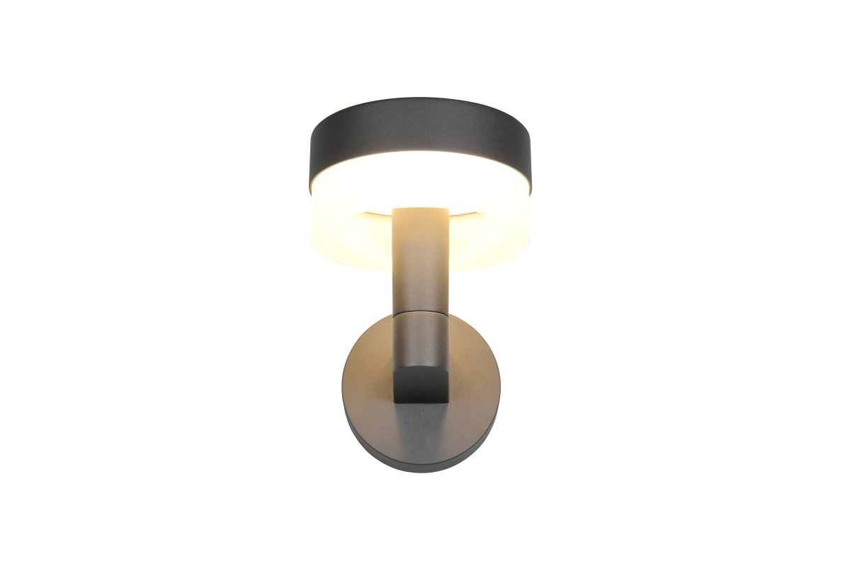 Mackenzie 22cm Antrasitt utendørslampe Fra Trio Lighting - Mackenzie er en moderne og verdifull fasadebelysning med stilig design i antrasitt.