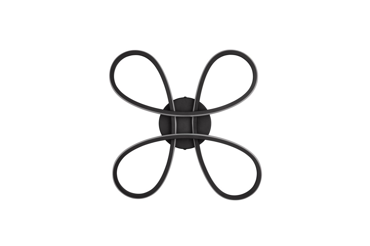 Fly 40cm Svart plafond Fra Trio Lighting - 