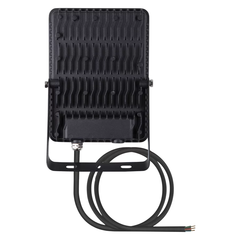 Floodlight Essential Sensor 20W Svart utendørslampe Fra Ledvance - Med en innebygd bevegelses- og dagslyssensor sl&aring;r lyset seg p&aring; automatisk n&aring;r det er bevegelse og tilpasser seg lysforholdene, og maksimerer energisparingen.