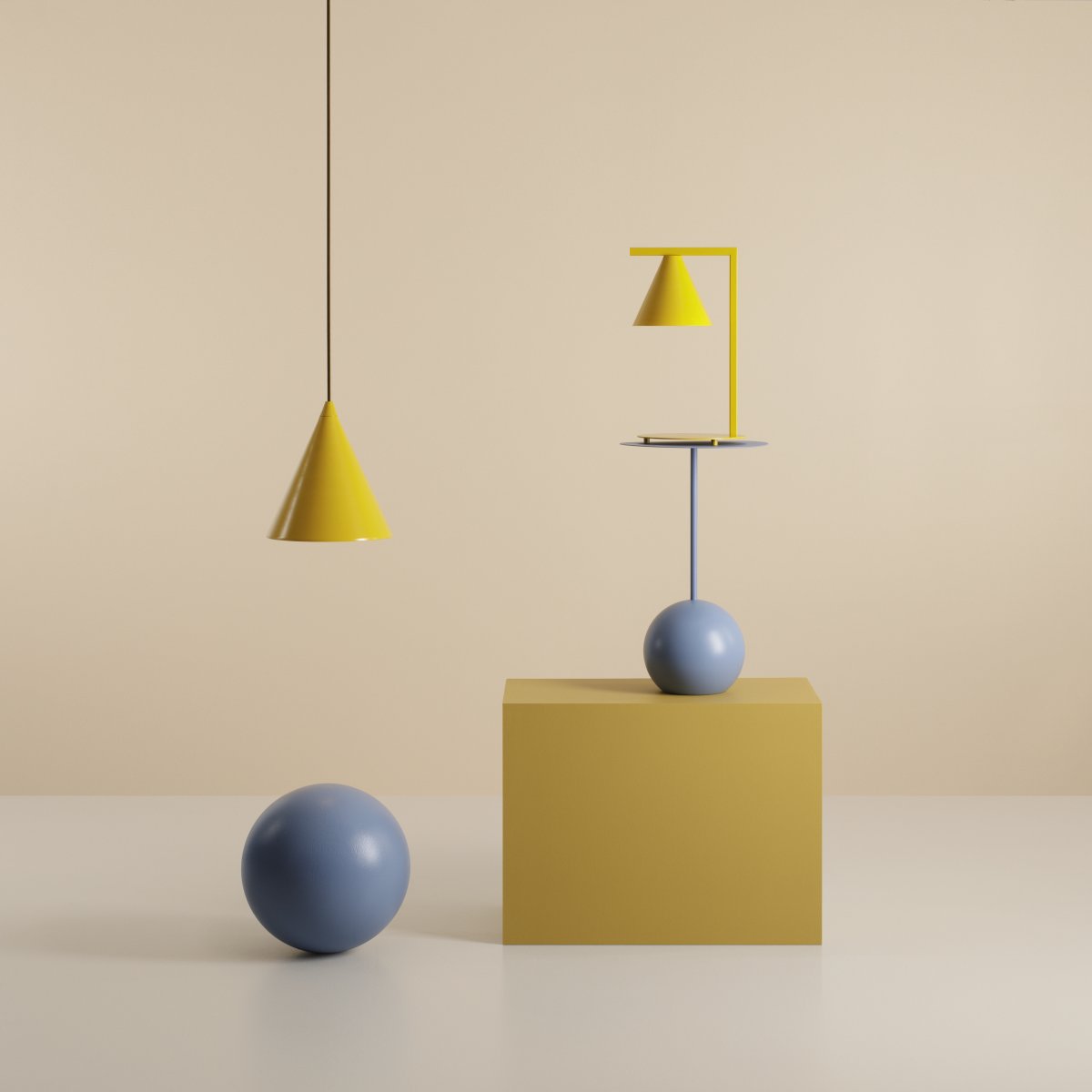 Form Ø24 Sennep Taklampe Fra Artera - Denne minimalistiske pendellampen med sin elegante kjegleformede skjerm i sennepsgul tone er det perfekte valget for de som ønsker et stilig og moderne uttrykk i hjemmet ditt.