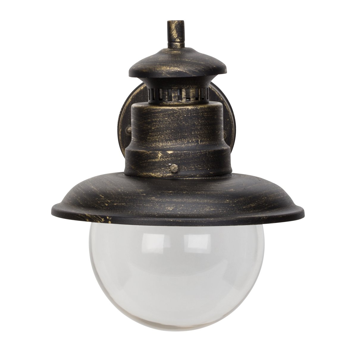 Artu Antikk sort utendørslampe Fra Brilliant - Utendørs vegglampe Artu er et must ved enhver inngang.