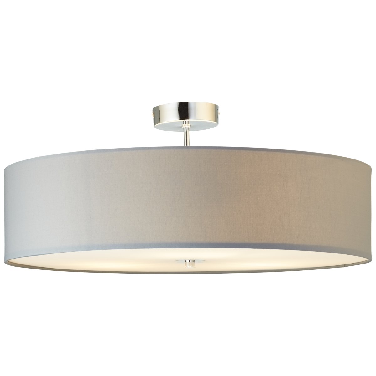 Andria Ø60 Grå plafond Fra Brilliant - Den dekorative Andria taklampen sprer et hyggelig og innbydende lys i alle rom, uansett om det er på soverommet eller gangen.