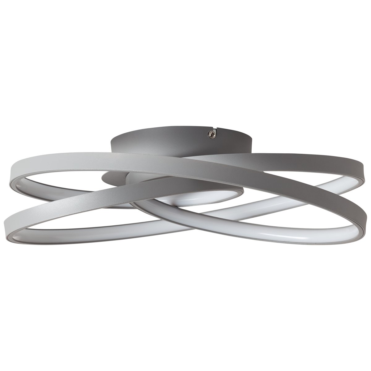 Labyrinth Ø40 Grå plafond Fra Brilliant - Den stilige gr&aring; fargen gir en f&oslash;lelse av eleganse og hygge, og LED-teknologien s&oslash;rger for energieffektiv belysning med h&oslash;y lysstyrke.
