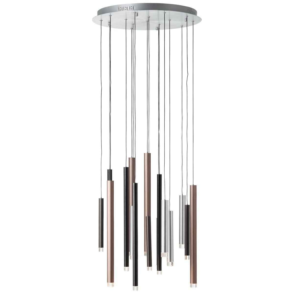 Cembalo Ø55 Aluminium Taklampe Fra Brilliant - Pendellampen kan dimmes i tre trinn med en standard veggbryter, og kabelen kan justeres i lengden for å passe perfekt over spisebord eller i passasjer.