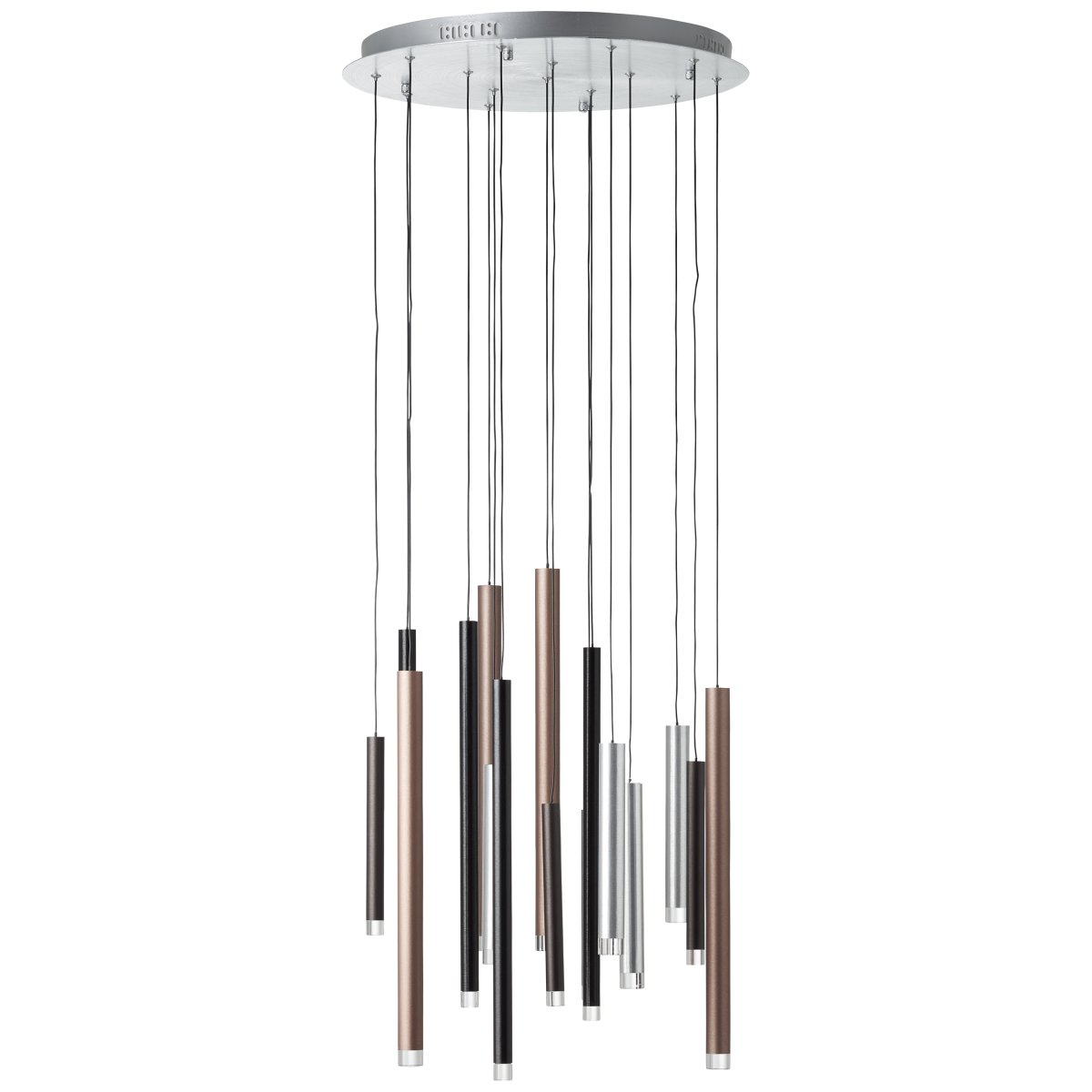 Cembalo Ø55 Aluminium Taklampe Fra Brilliant - Pendellampen kan dimmes i tre trinn med en standard veggbryter, og kabelen kan justeres i lengden for å passe perfekt over spisebord eller i passasjer.