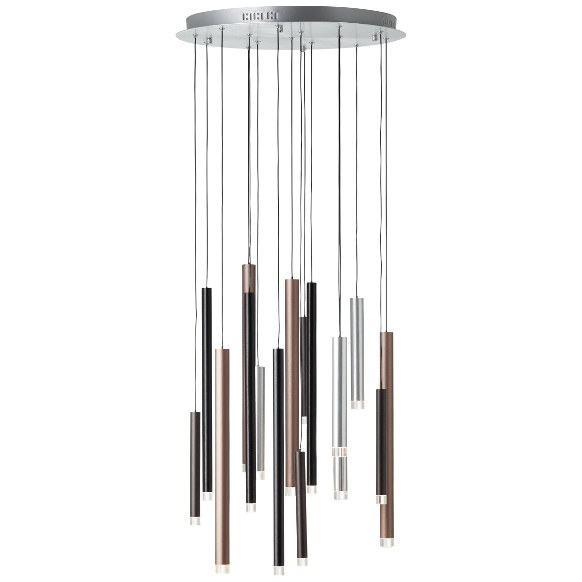 Cembalo Ø55 Aluminium Taklampe Fra Brilliant - Pendellampen kan dimmes i tre trinn med en standard veggbryter, og kabelen kan justeres i lengden for å passe perfekt over spisebord eller i passasjer.