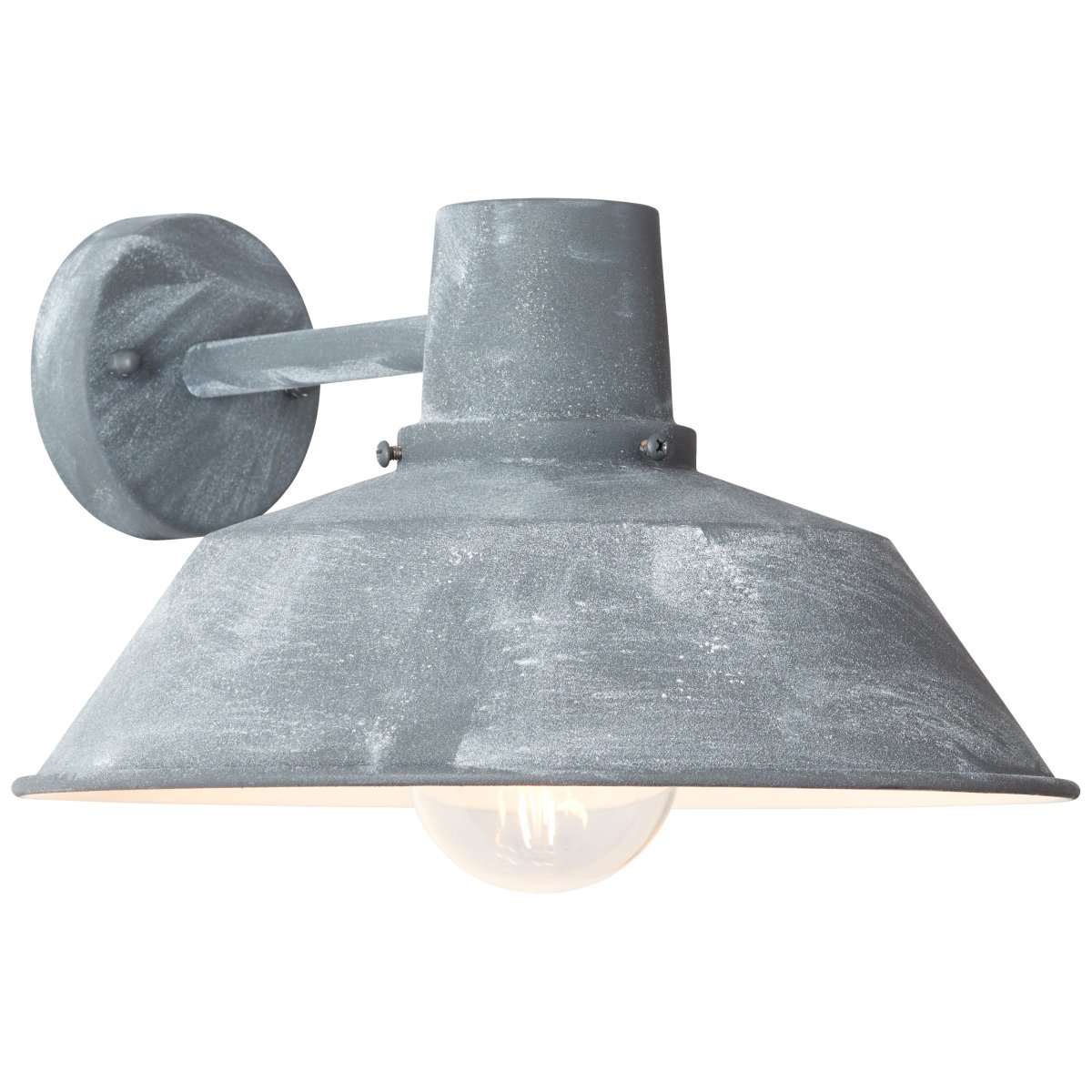 Humphrey Betong utendørslampe Fra Brilliant - eller balkongd&oslash;r og s&oslash;rger for sikkerhet i m&oslash;rket.