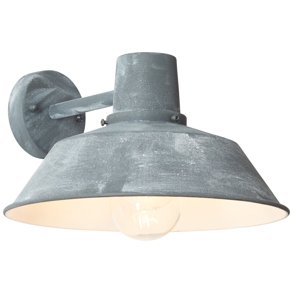 Humphrey Betong utendørslampe Fra Brilliant - eller balkongd&oslash;r og s&oslash;rger for sikkerhet i m&oslash;rket.