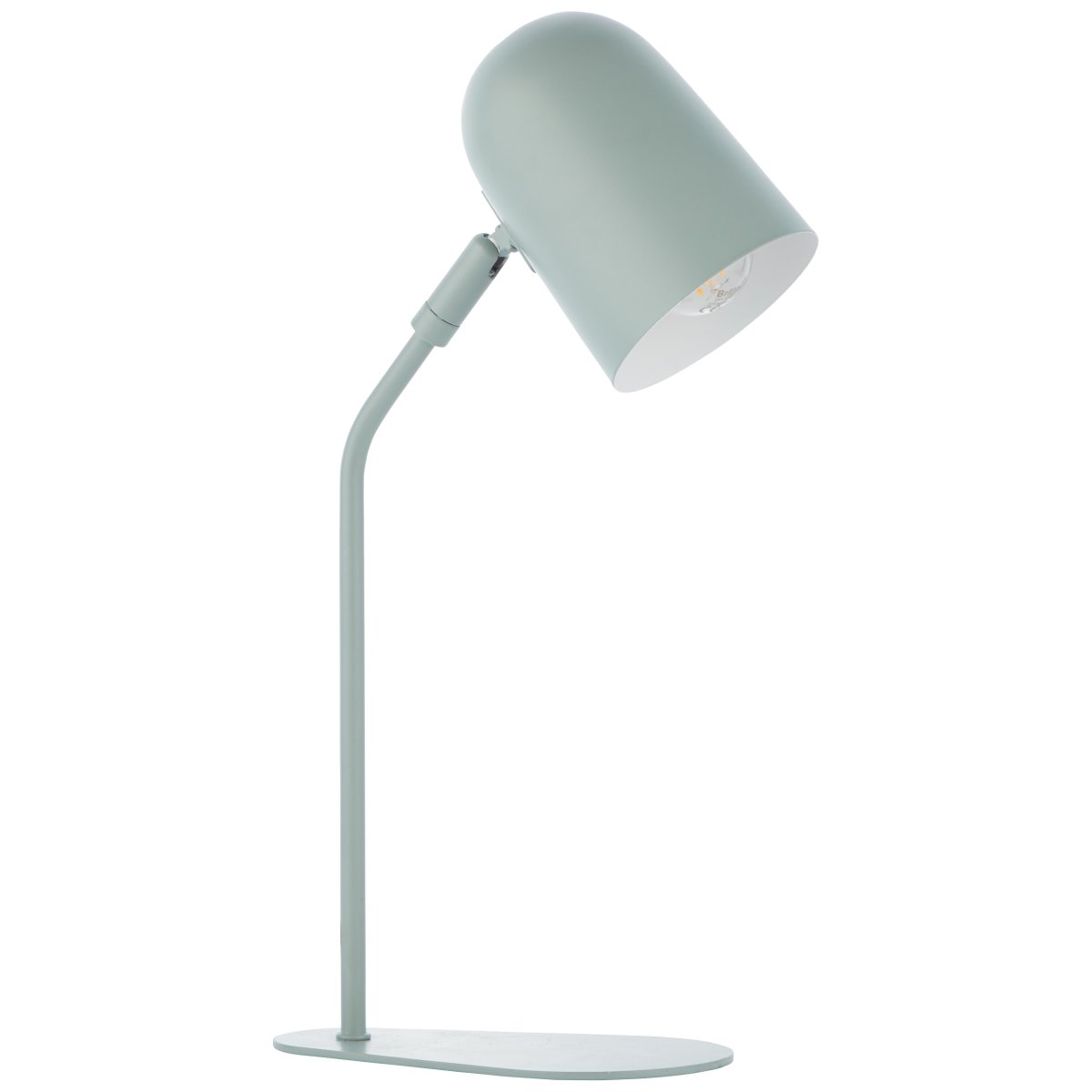 Tong 38cm Matt grønn skrivebordslampe Fra Brilliant - Tong bordlampe gir et behagelig lys for arbeid, lesing eller som dekorativ belysning i ethvert rom.