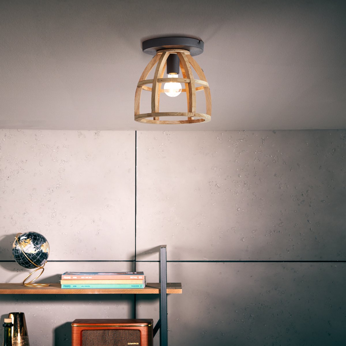 Matrix Nature Ø25 Tre plafond Fra Brilliant - Matrix Nature taklampe er en vakker kombinasjon av naturlig tre og rustikk design som gir hjemmet ditt en unik atmosfære.