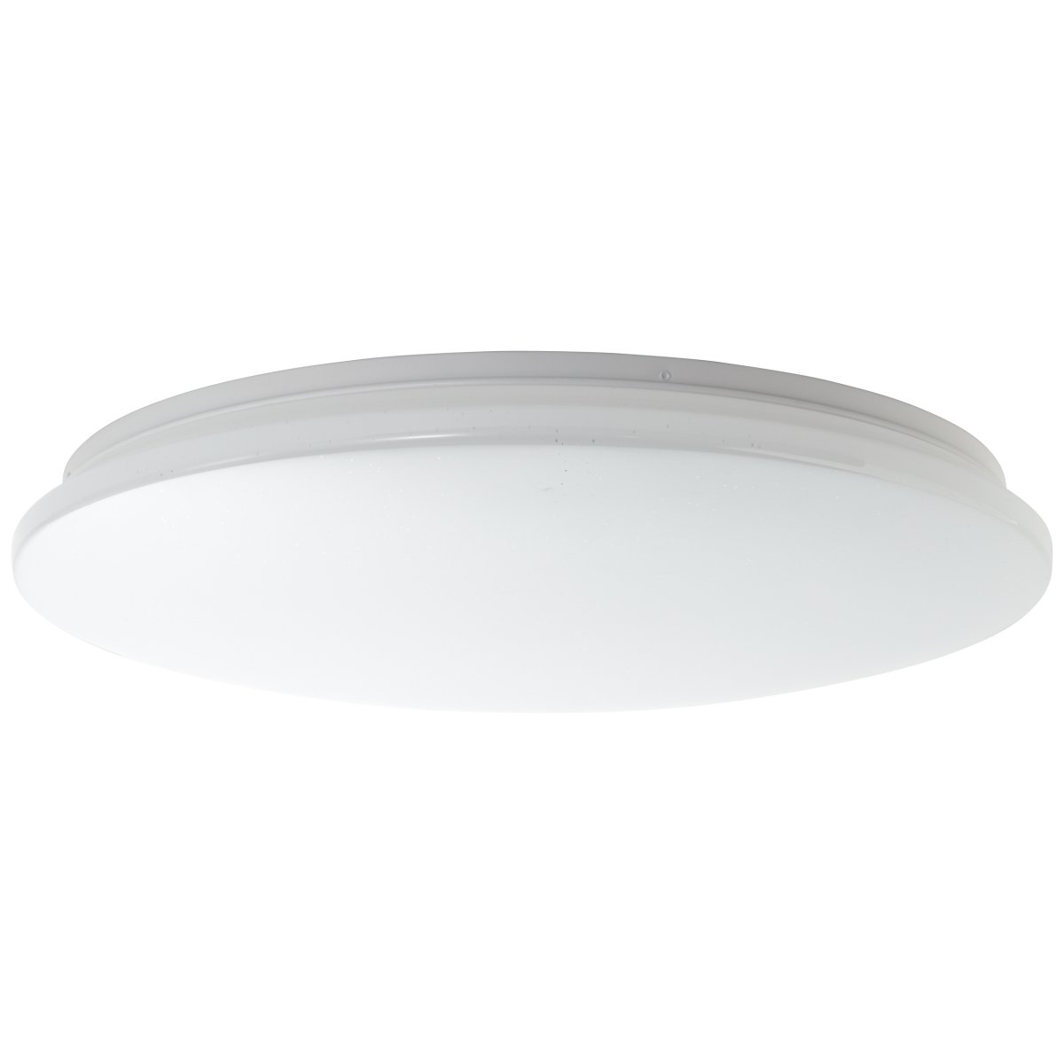 Farica Starry Ø50 Varm hvit plafond Fra Brilliant - Lampen har en stjernehimmeleffekt der flekker; Gjennomsiktige prikker p&aring; skjermen ligner skinnende stjerner, noe som gj&oslash;r den ideell for soverom og barnerom.