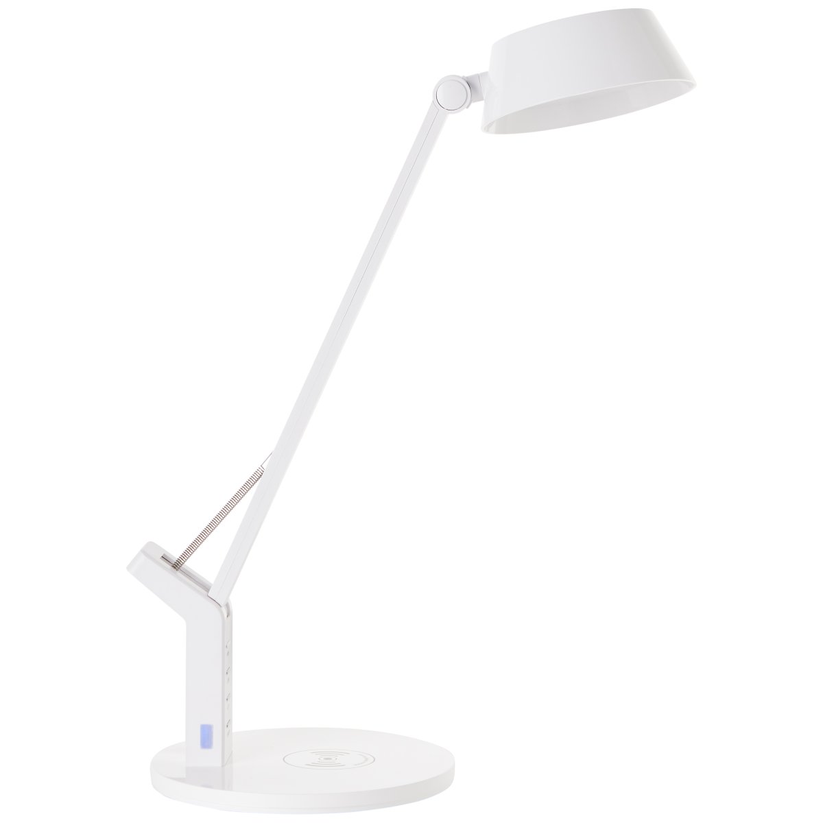 Kaila 40cm Hvit skrivebordslampe Fra Brilliant - Lampen har en berøringsdimmer som gjør at du enkelt kan justere lysstyrken, og CCT-teknologien gir deg muligheten til å velge mellom varmt hvitt og kjølig hvitt lys.