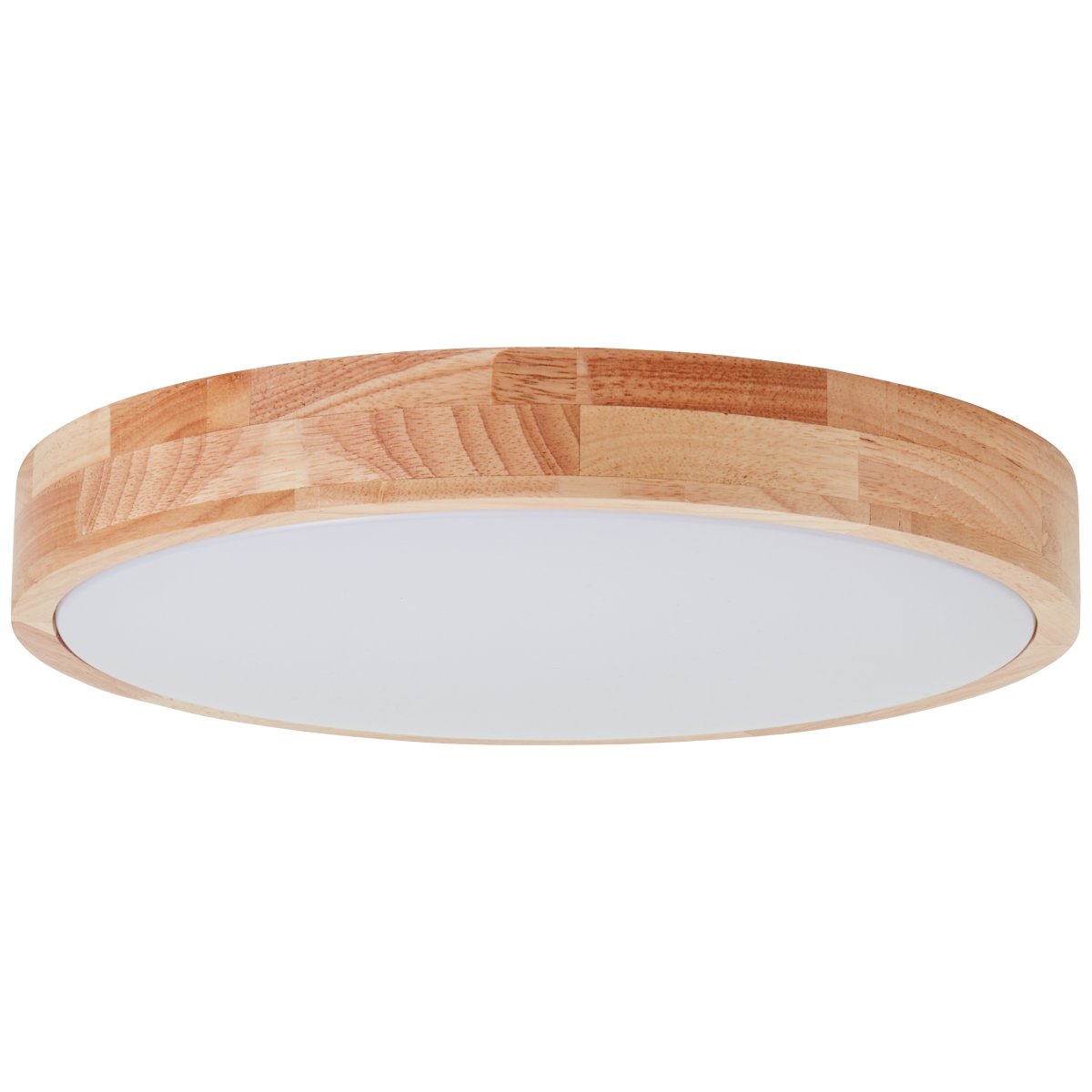 Slimline Ø40 Lyst tre plafond Fra Brilliant - Med sin FSC-sertifiserte treramme gir den en naturlig f&oslash;lelse, samtidig som den er energieffektiv takket v&aelig;re LED-teknologi.