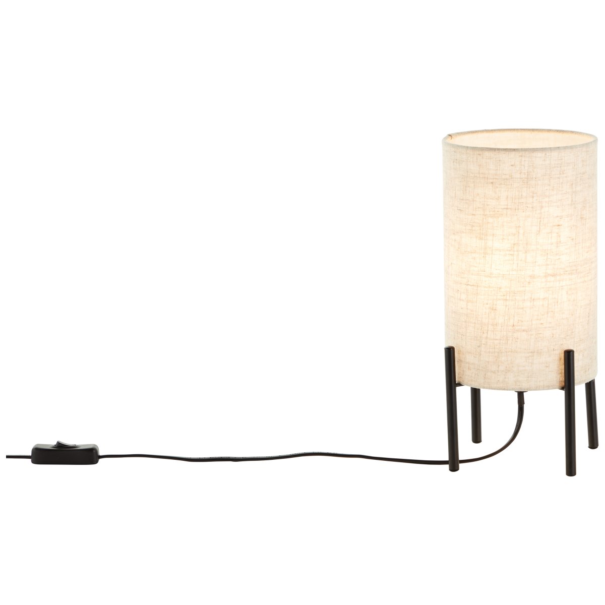 Fairhill 30cm Beige bordlampe Fra Brilliant - Dens høykvalitets tekstil gir et varmt og behagelig lys, mens det klassiske designet skaper en følelse av harmoni og komfort.