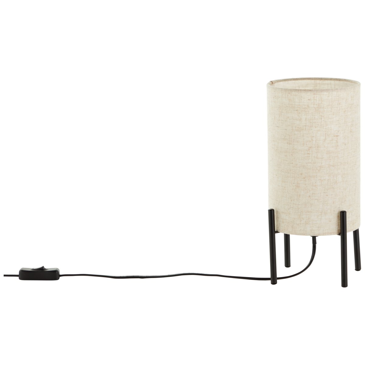 Fairhill 30cm Beige bordlampe Fra Brilliant - Dens høykvalitets tekstil gir et varmt og behagelig lys, mens det klassiske designet skaper en følelse av harmoni og komfort.
