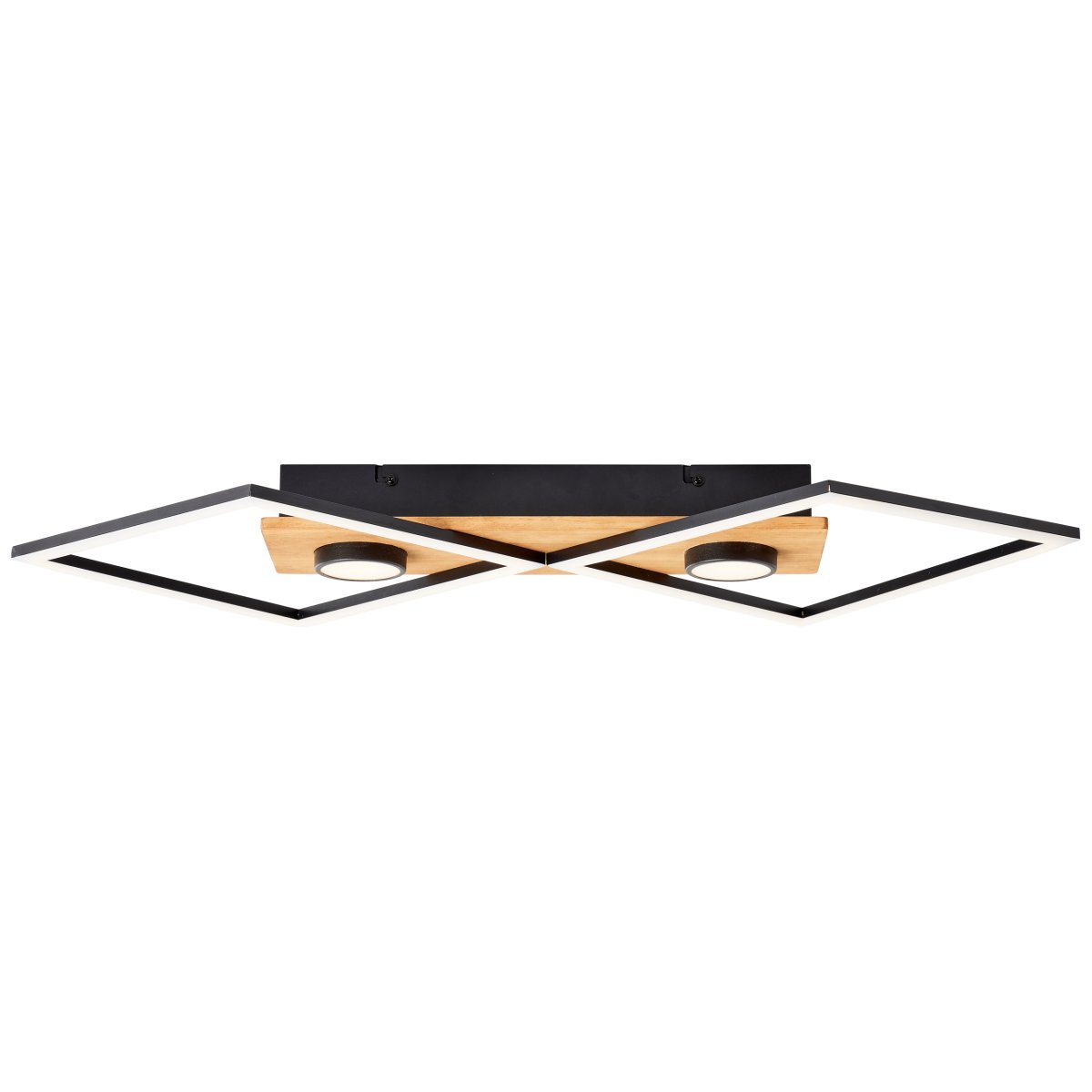 Woodbridge 70cm Tre plafond Fra Brilliant - Lampen er utstyrt med en 3-trinns dimmer som styres via en standard veggbryter, som gj&oslash;r det enkelt &aring; justere lysstyrken etter behov.