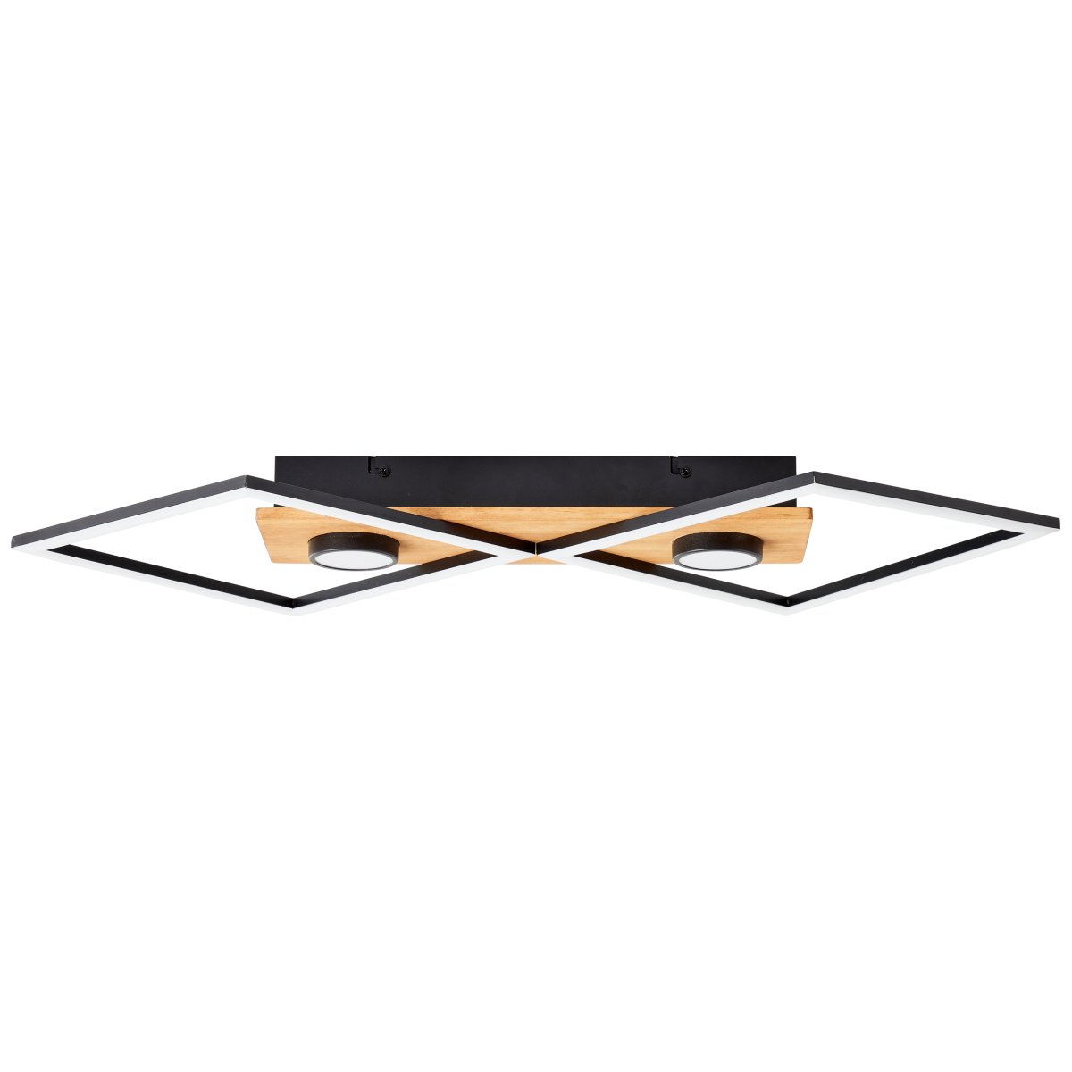 Woodbridge 70cm Tre plafond Fra Brilliant - Lampen er utstyrt med en 3-trinns dimmer som styres via en standard veggbryter, som gj&oslash;r det enkelt &aring; justere lysstyrken etter behov.