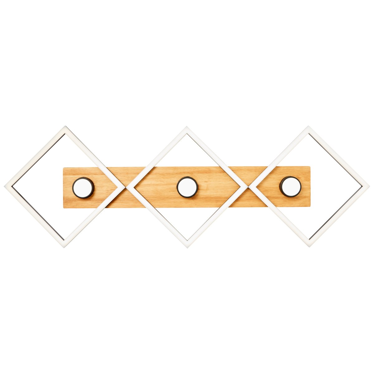 Woodbridge 106cm Tre plafond Fra Brilliant - Lampen er utstyrt med en 3-trinns dimmer som styres via en standard veggbryter, som gj&oslash;r det enkelt &aring; justere lysstyrken etter behov.