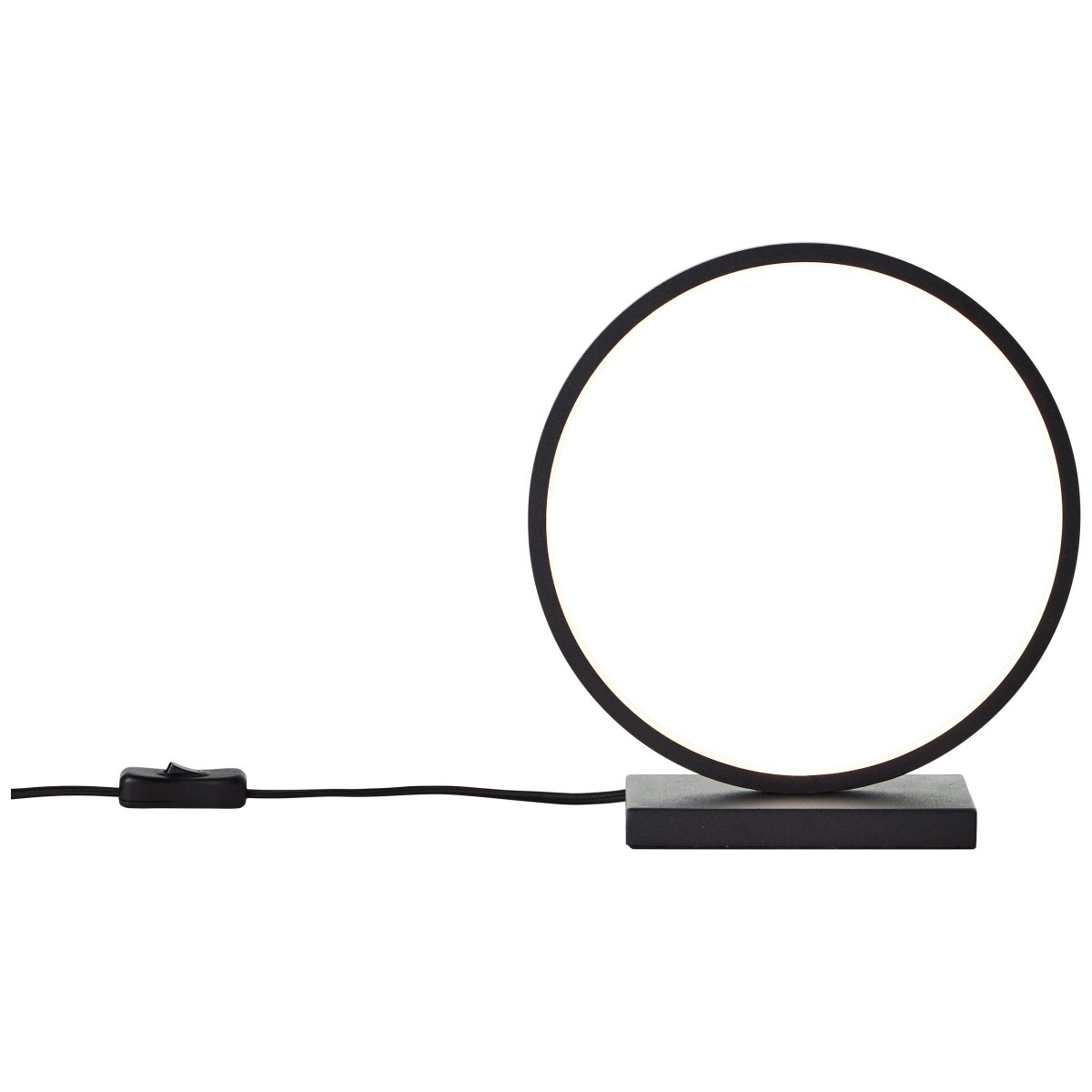 Chaumont 28cm Svart bordlampe Fra Brilliant - Lampen bruker energieffektiv og langvarig LED-teknologi for &aring; gi et mykt, behagelig lys.