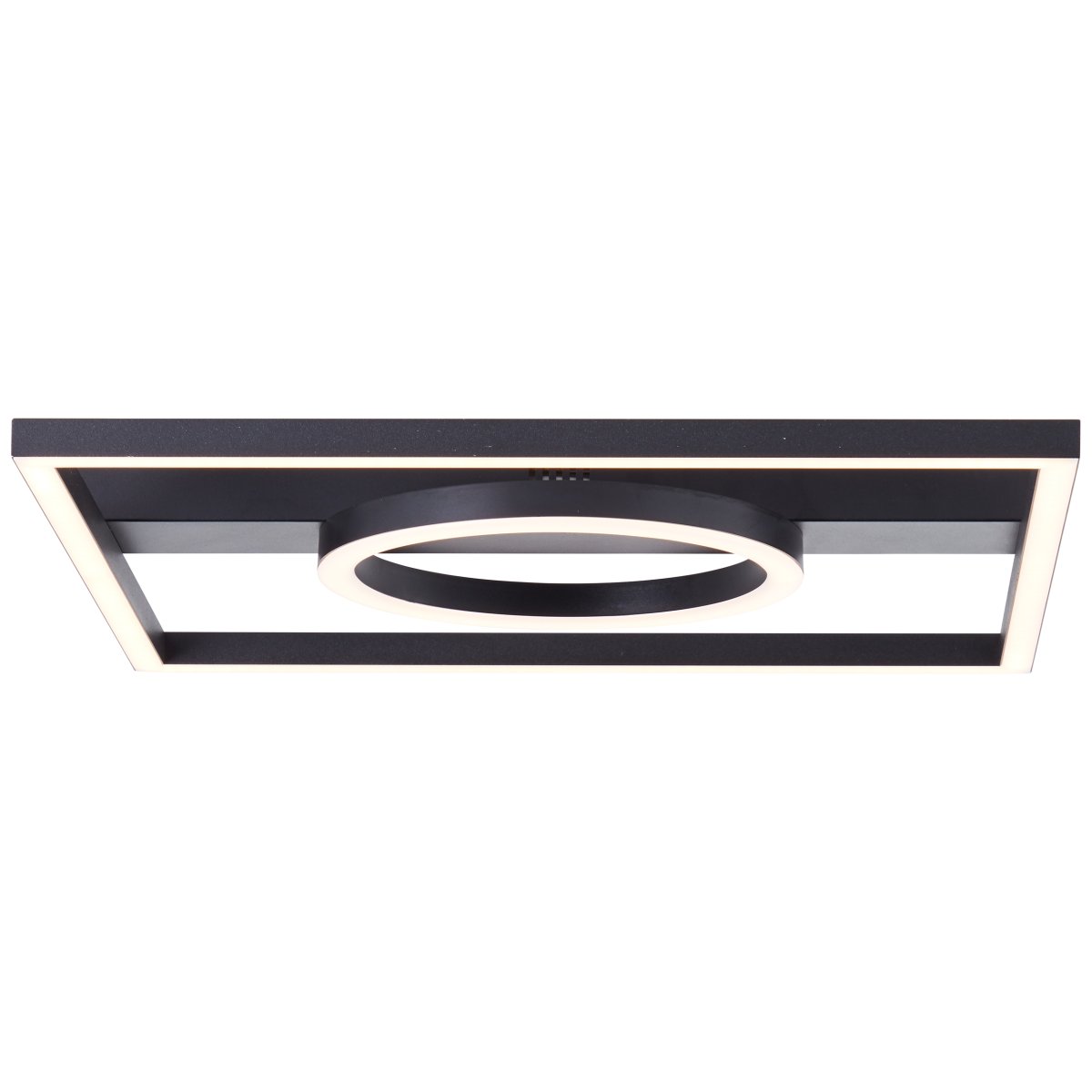 Maureen 40cm Svart plafond Fra Brilliant - Denne moderne taklampen gir et vennlig og innbydende lys som passer perfekt i b&aring;de gangen, stuen og soverommet.