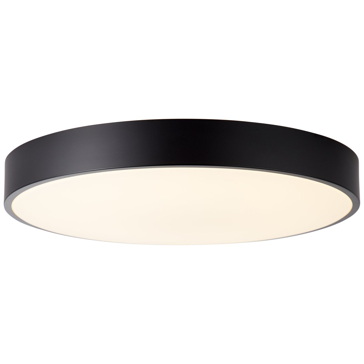 Slimline Ø50 Svart plafond Fra Brilliant - Den moderne Slimline LED-taklampen i svart og hvitt har et funksjonelt fokus, ideelt for rom der klar og effektiv belysning er viktig.
