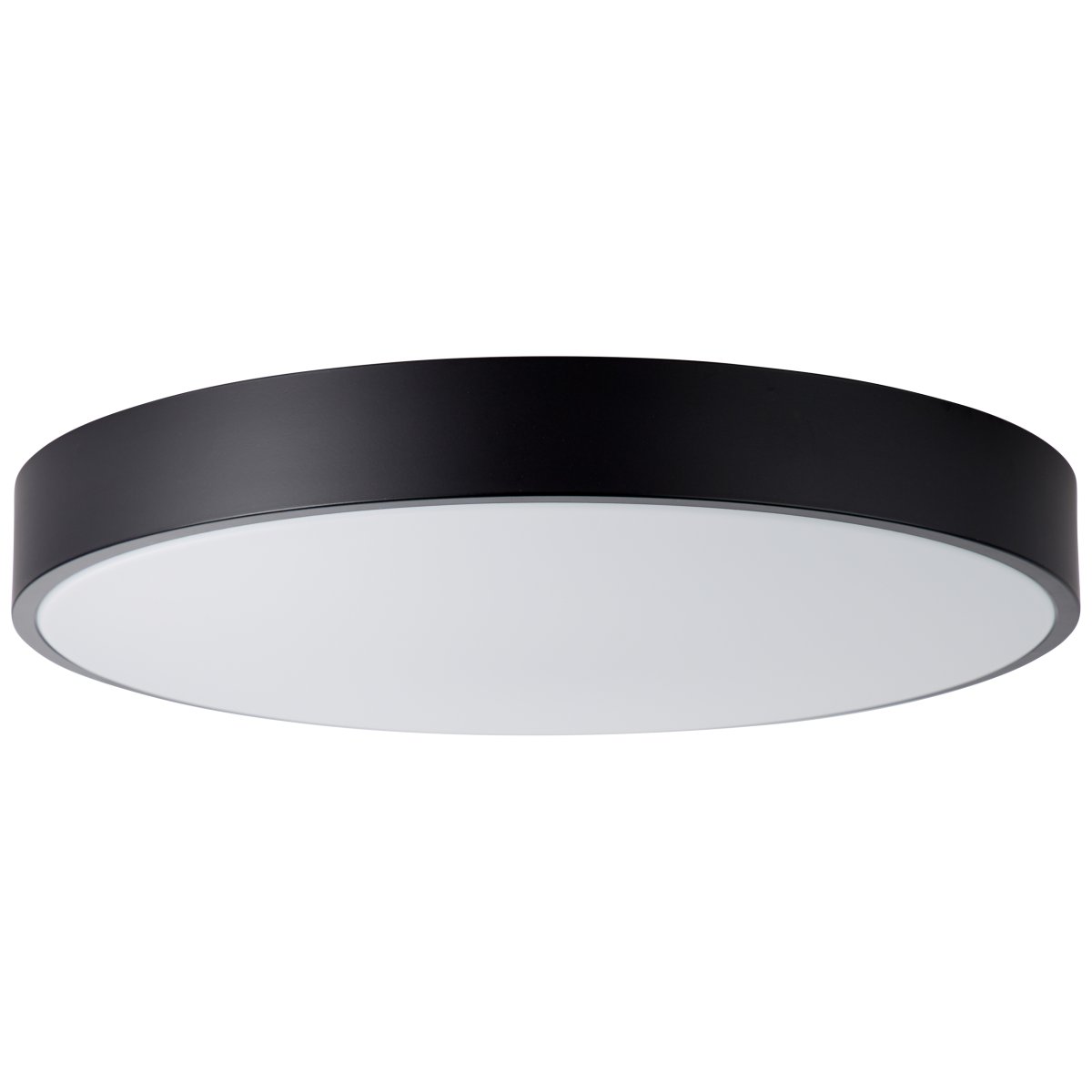 Slimline Ø50 Svart plafond Fra Brilliant - Den moderne Slimline LED-taklampen i svart og hvitt har et funksjonelt fokus, ideelt for rom der klar og effektiv belysning er viktig.