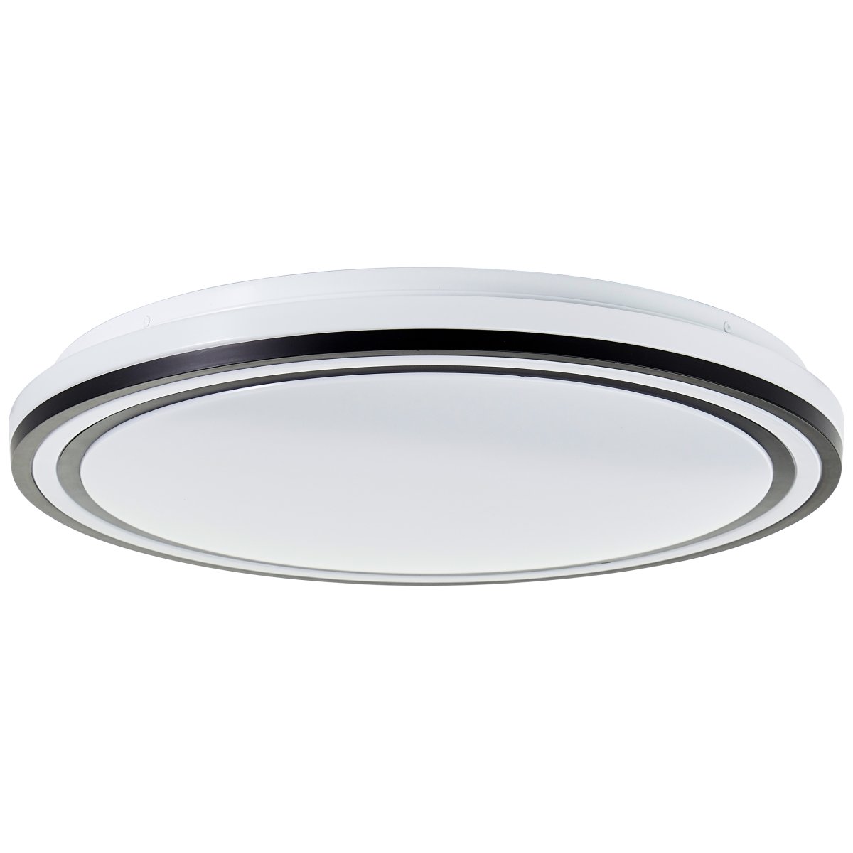 Cloe Ø50 Svart plafond Fra Brilliant - Med RGB-funksjon kan du skape den atmosf&aelig;ren du &oslash;nsker ved &aring; bytte til ulike farger, og med CCT-teknologi justere lysets fargetemperatur fra varmhvit til kaldhvit.