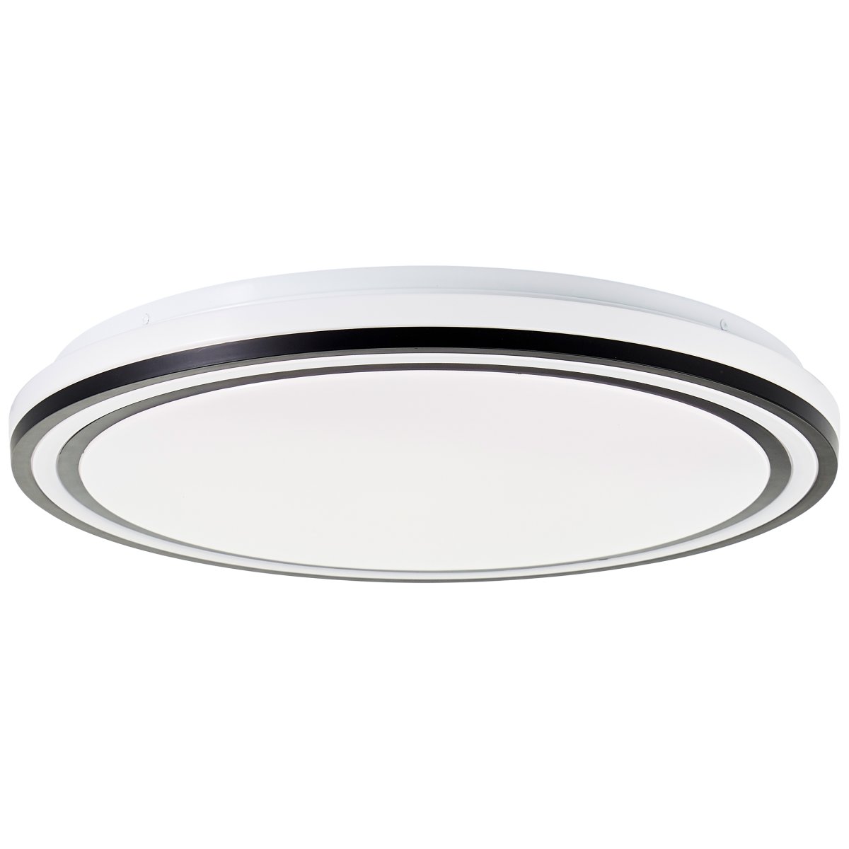 Cloe Ø50 Svart plafond Fra Brilliant - Med RGB-funksjon kan du skape den atmosf&aelig;ren du &oslash;nsker ved &aring; bytte til ulike farger, og med CCT-teknologi justere lysets fargetemperatur fra varmhvit til kaldhvit.