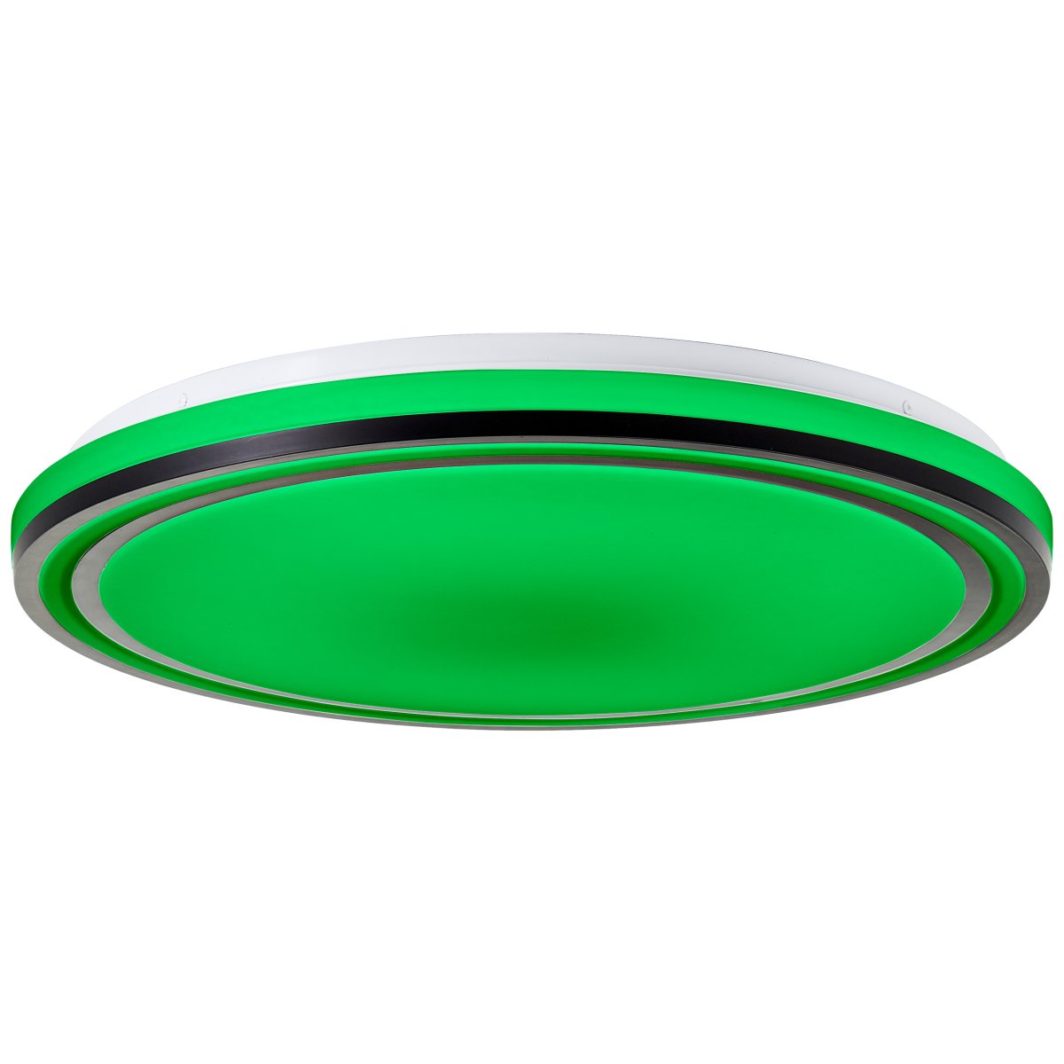 Cloe Ø50 Svart plafond Fra Brilliant - Med RGB-funksjon kan du skape den atmosf&aelig;ren du &oslash;nsker ved &aring; bytte til ulike farger, og med CCT-teknologi justere lysets fargetemperatur fra varmhvit til kaldhvit.