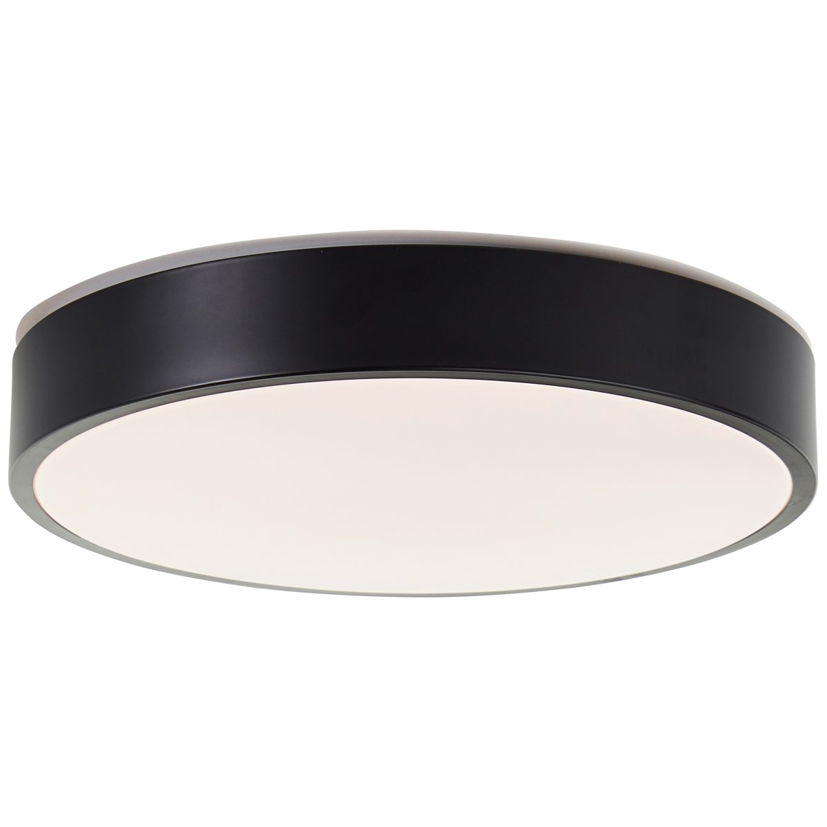 Vadin Ø33 Svart plafond Fra Brilliant - Lampen leveres med en fjernkontroll som muliggjør dimming og fargejustering mellom varmt og kaldt hvitt lys takket være CCT-teknologi.