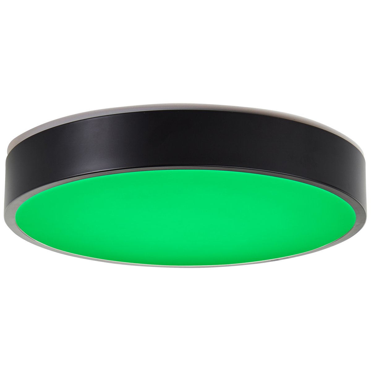 Vadin Ø33 Svart plafond Fra Brilliant - Lampen leveres med en fjernkontroll som muliggjør dimming og fargejustering mellom varmt og kaldt hvitt lys takket være CCT-teknologi.