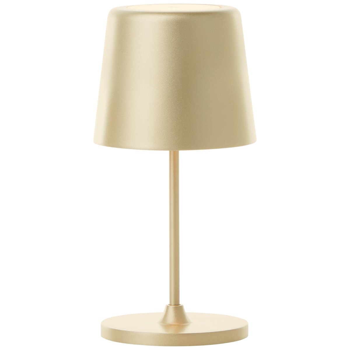 Kaami 37cm Matt gull bærbar Fra Brilliant - Med sin h&oslash;ye IP44-klassifisering er den v&aelig;rbestandig, perfekt for b&aring;de utend&oslash;rs og innend&oslash;rs bruk.