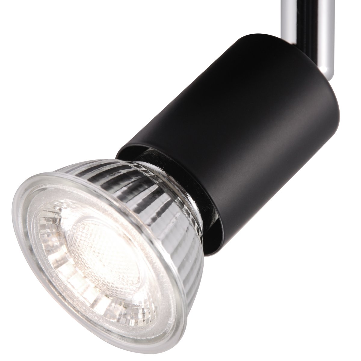 Prato 3 Matt svart spotlight Fra Brilliant - Lampen er laget av metall og har et stilig design som passer godt inn i moderne interiør.