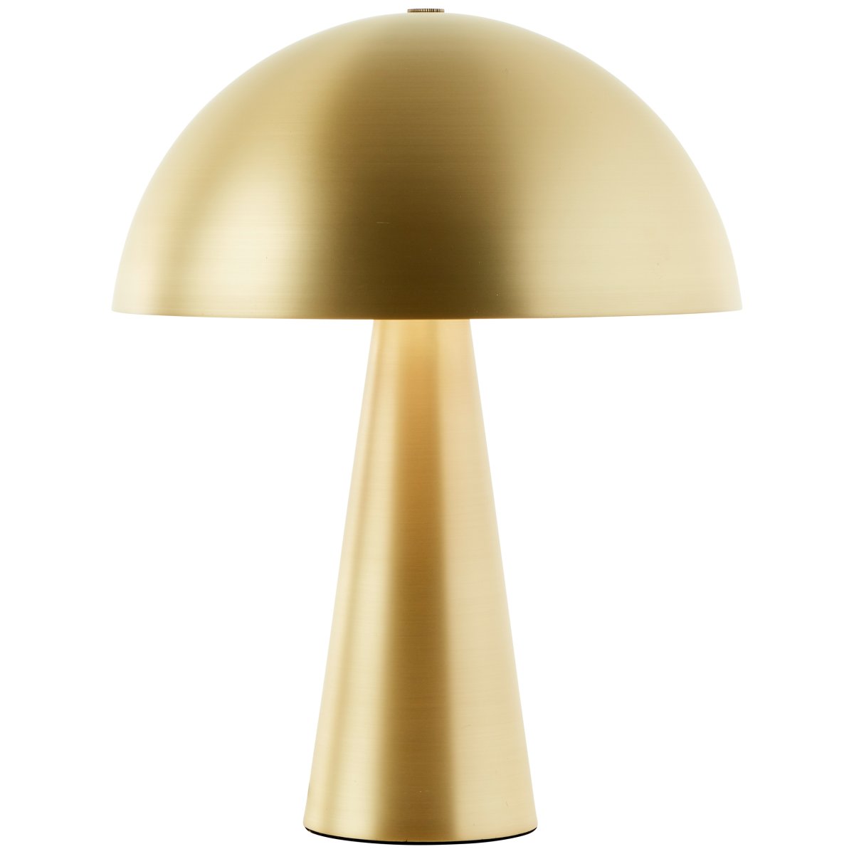 Sigrun 33cm Matt gull bordlampe Fra Brilliant - Den er perfekt som dekorativ belysning i stuen og skaper en varm og innbydende atmosf&aelig;re.