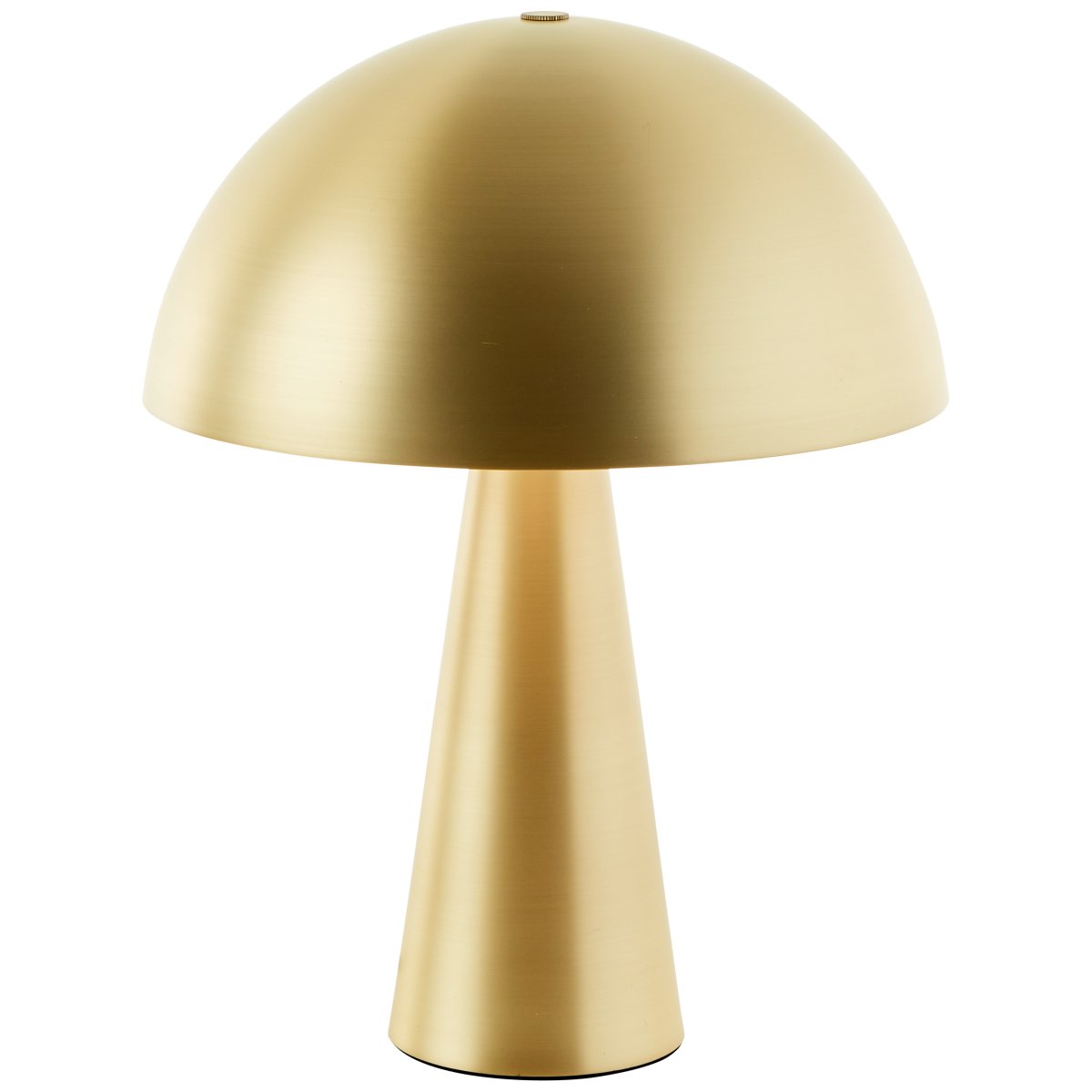 Sigrun 33cm Matt gull bordlampe Fra Brilliant - Den er perfekt som dekorativ belysning i stuen og skaper en varm og innbydende atmosf&aelig;re.
