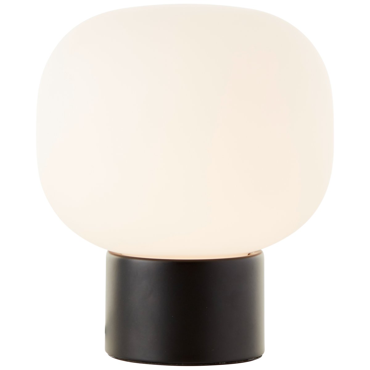 Camille 20cm Svart bordlampe Fra Brilliant - Med en diameter p&aring; 17 cm og en h&oslash;yde p&aring; 20 cm er Camille b&aring;de praktisk og dekorativ.