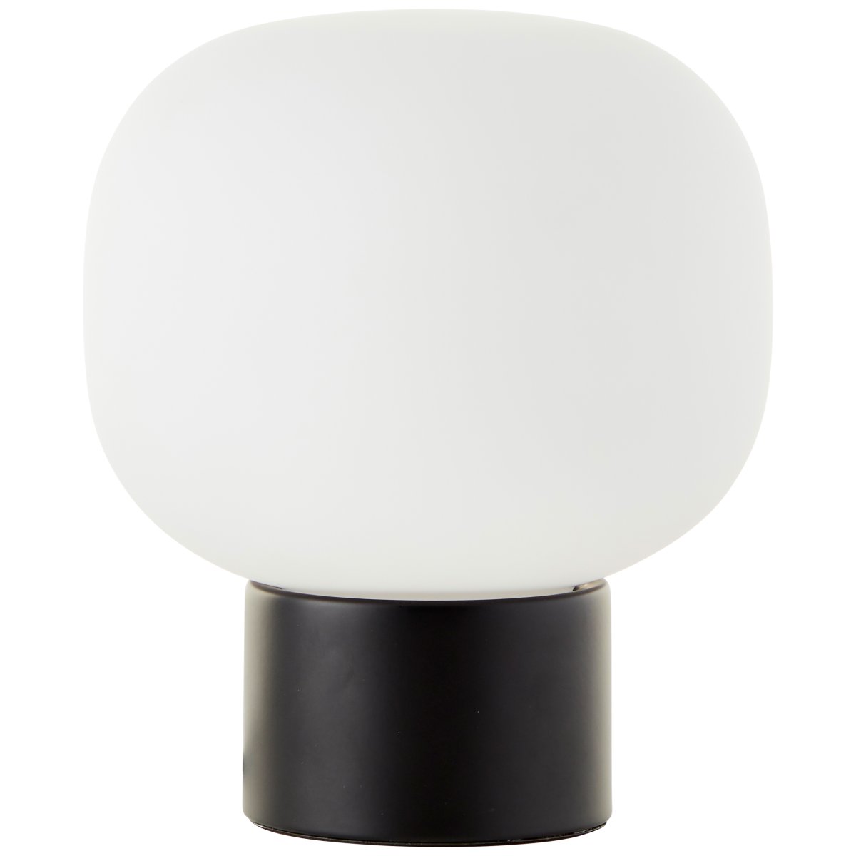 Camille 20cm Svart bordlampe Fra Brilliant - Med en diameter p&aring; 17 cm og en h&oslash;yde p&aring; 20 cm er Camille b&aring;de praktisk og dekorativ.