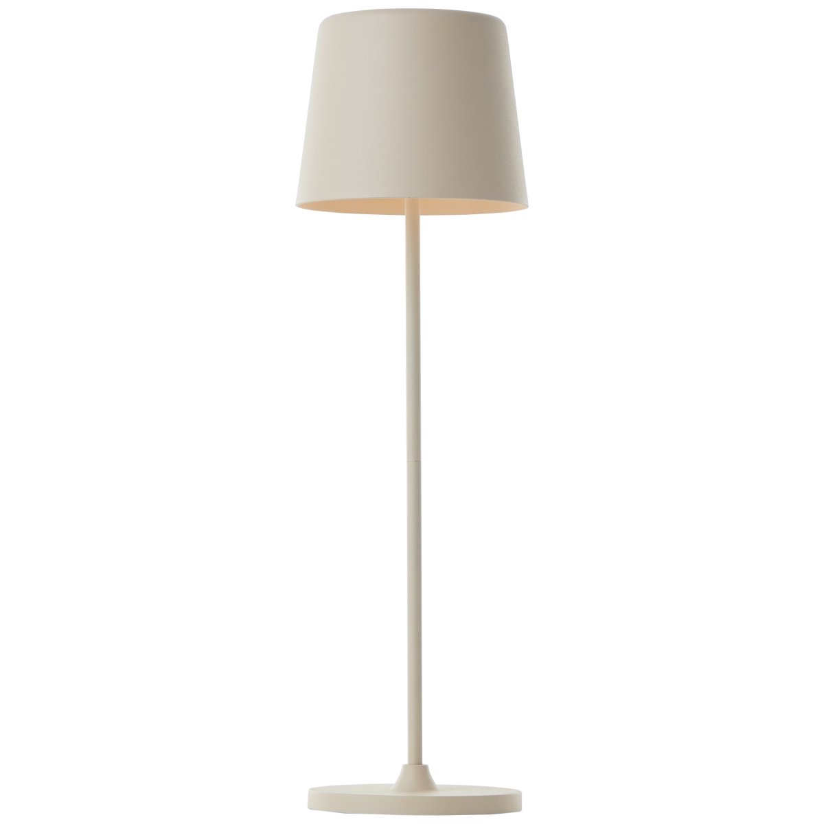 Kaami 37cm Beige bærbar Fra Brilliant - Med sin h&oslash;ye IP44-klassifisering er den v&aelig;rbestandig, perfekt for b&aring;de utend&oslash;rs og innend&oslash;rs bruk.