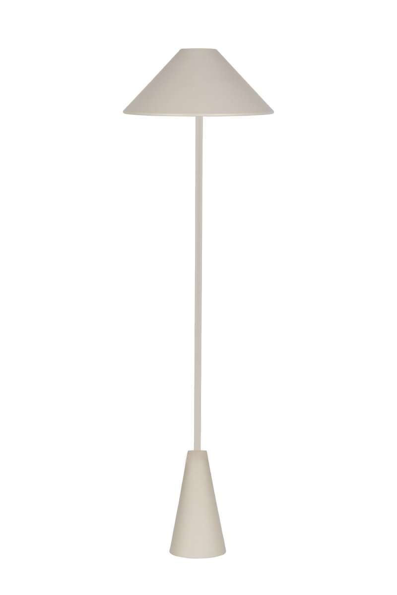 Cannes Beige gulvlampe Fra Globen Lighting - Cannes gulvlampe er basert på en balanse av geometriske former i et minimalistisk og stilig design som passer inn i mange miljøer.
