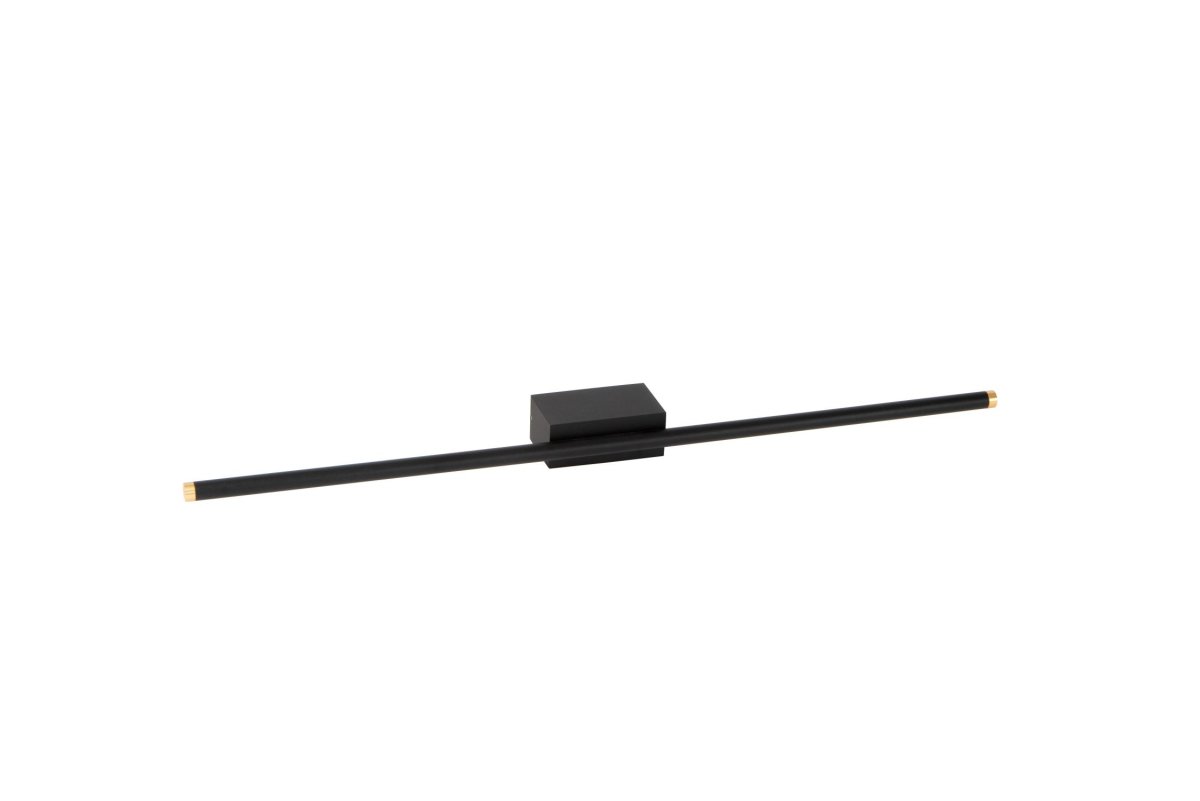 Zoom bilde av Marnik 60cm Svart vegglampe Fra Lucide - Den integrerte dimbare LED-lyskilden gj&oslash;r det mulig &aring; bytte mellom varmt og klart lys (2700K/4000K), slik at du enkelt kan justere atmosf&aelig;ren i hjemmet ditt.