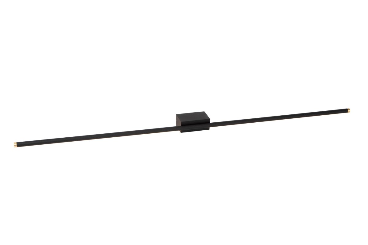 Zoom bilde av Marnik 97cm Svart vegglampe Fra Lucide - Den integrerte dimbare LED-lyskilden gj&oslash;r det mulig &aring; bytte mellom varmt og klart lys (2700K/4000K), slik at du enkelt kan justere atmosf&aelig;ren i hjemmet ditt.