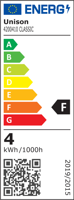 LED E14 kulepære matt 4W 2700K Hvit Fra Unison - Den matte overflaten reduserer blending og er ideell for mindre armaturer der stemningsfull og energieffektiv belysning &oslash;nskes.