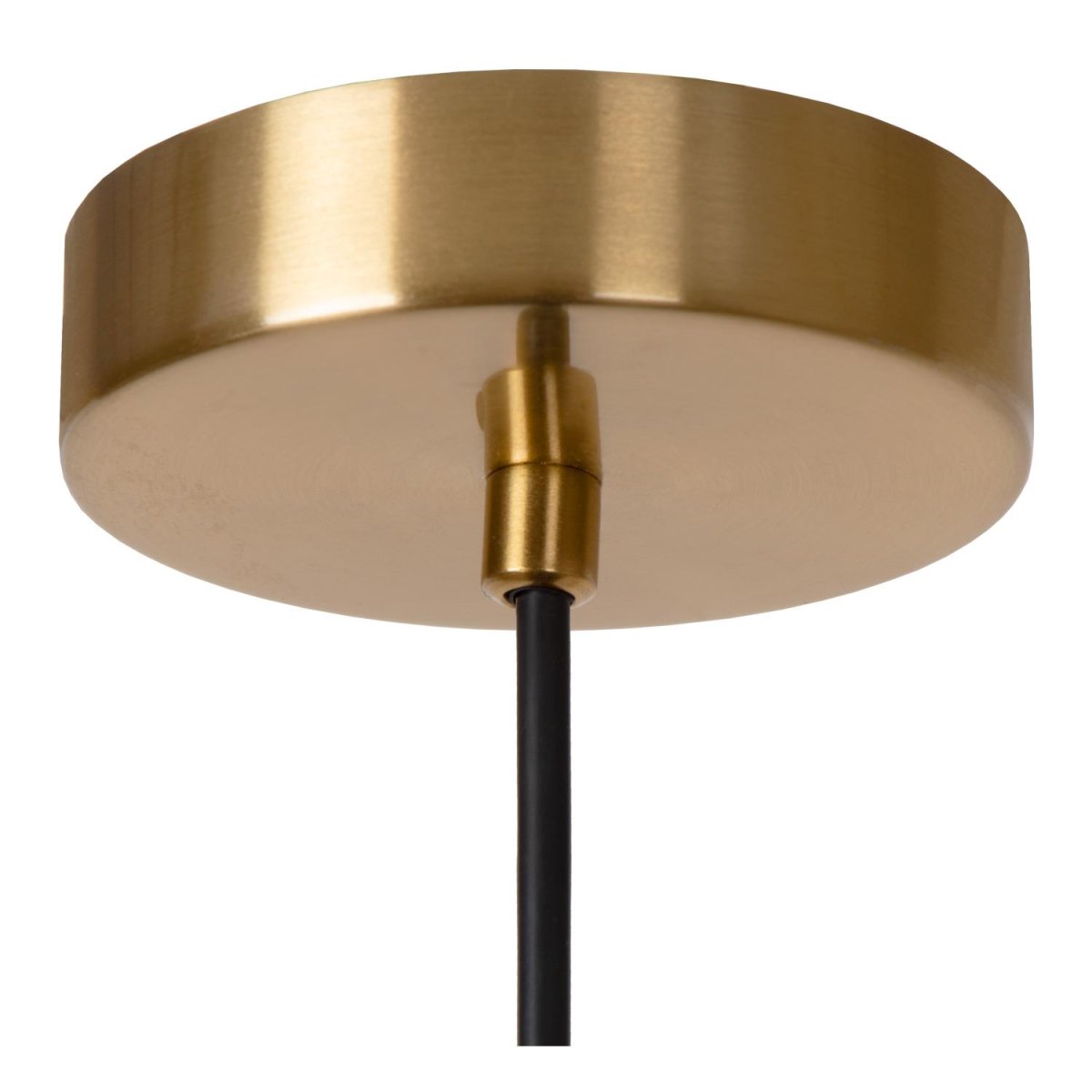 Armoni Ø52 Svart Taklampe Fra Lucide - Bare koble denne stilige taklampen til en dimmer for å justere lysstyrken og skape den perfekte stemningen for enhver anledning.