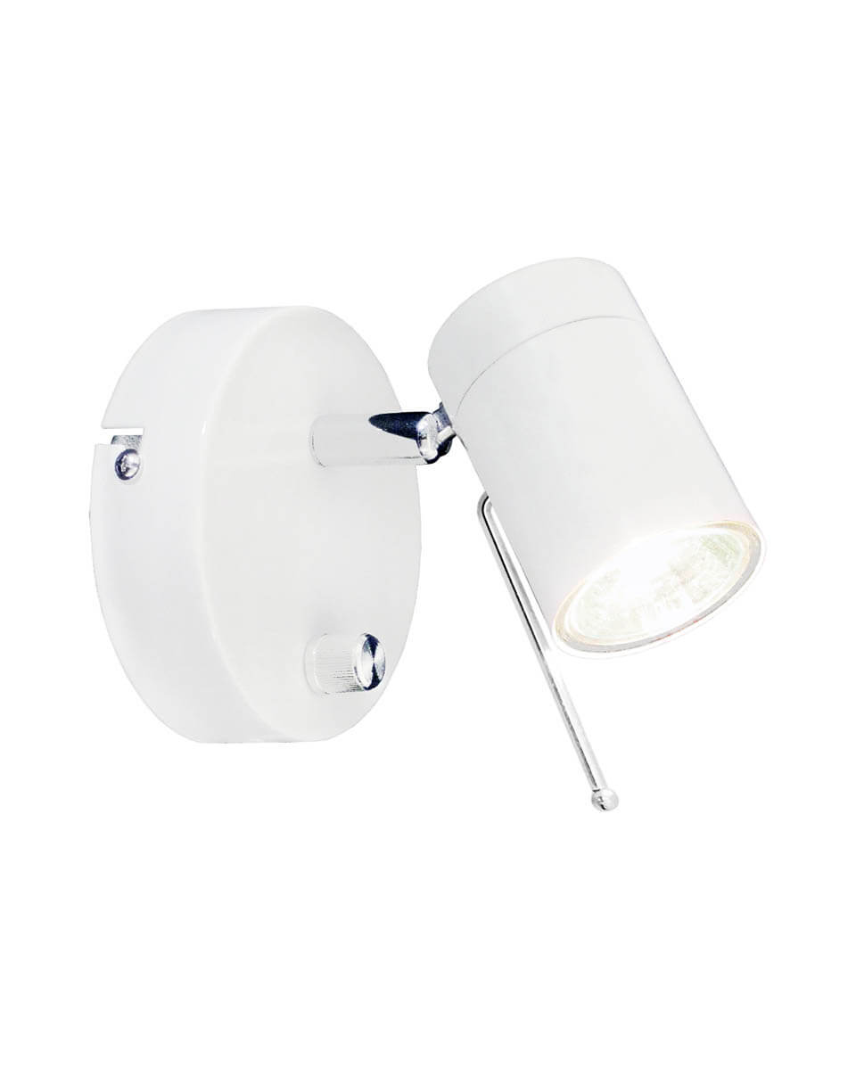 Correct Hvit leselampe Fra By Rydéns - Correct vegglampe er en stilig og minimalistisk vegglampe med justerbart hode hvor du enkelt kan tilpasse lyset.