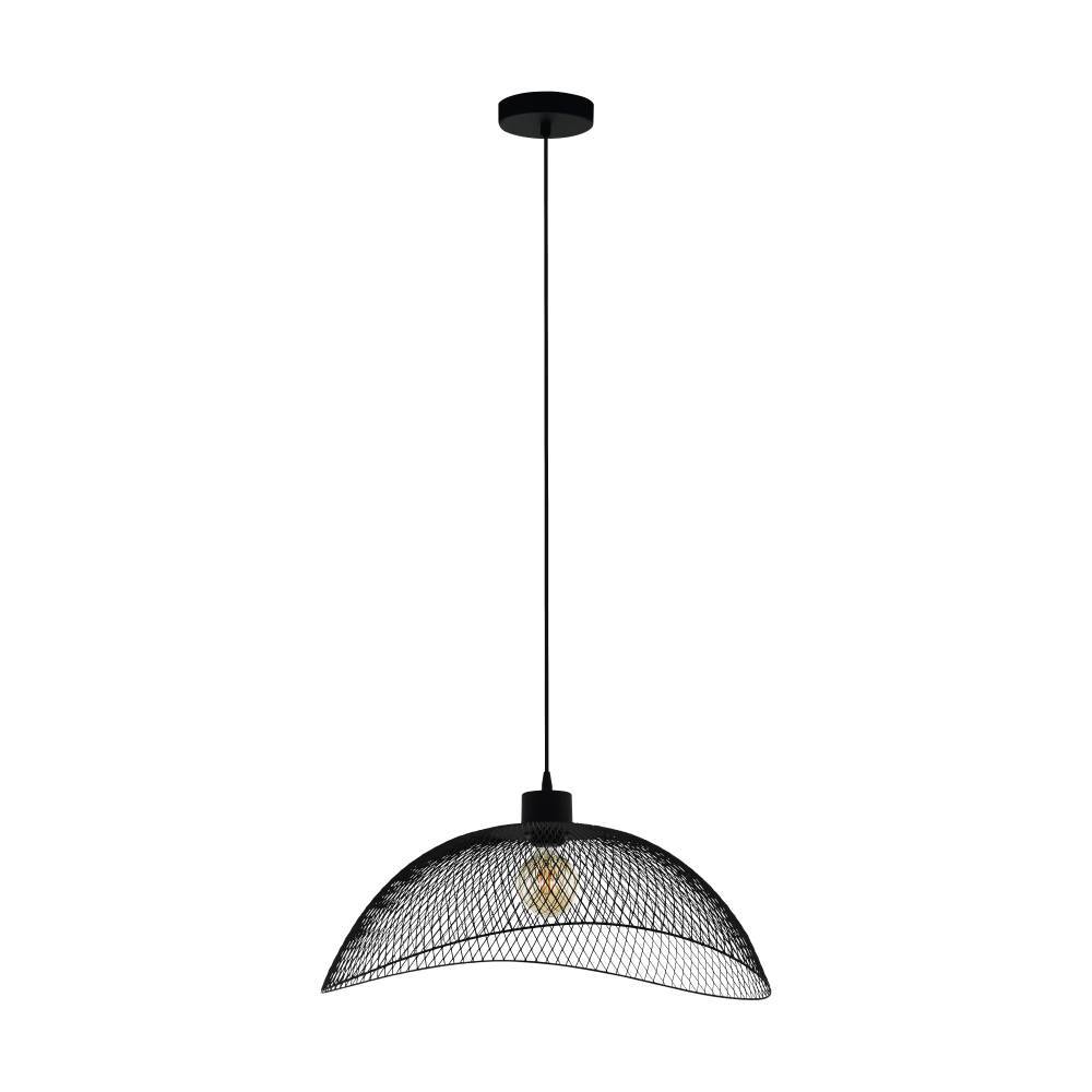 Pompeya Ø54 Svart Taklampe Fra Eglo - Kombiner med en dekorativ lysp&aelig;re for &aring; forsterke lampens moderne uttrykk ytterligere og skape en varm og innbydende atmosf&aelig;re i hjemmet ditt.