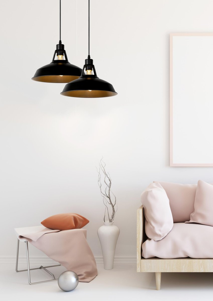 Brassy-Bis Ø30 Svart Taklampe Fra Lucide - Brassy-Bis pendellampen som bringer tilbake den autentiske atmosfæren fra før, men i en moderne årgang.