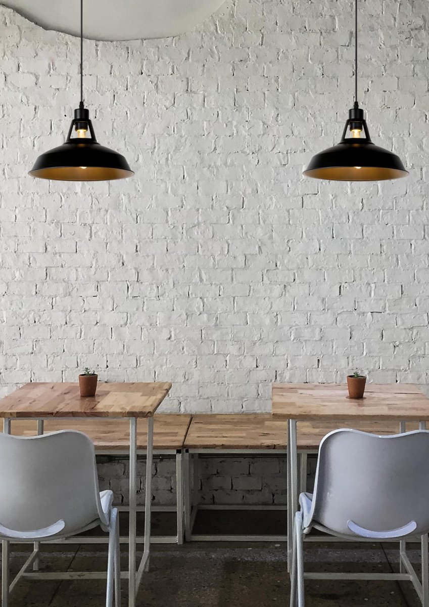 Brassy-Bis Ø30 Svart Taklampe Fra Lucide - Brassy-Bis pendellampen som bringer tilbake den autentiske atmosfæren fra før, men i en moderne årgang.