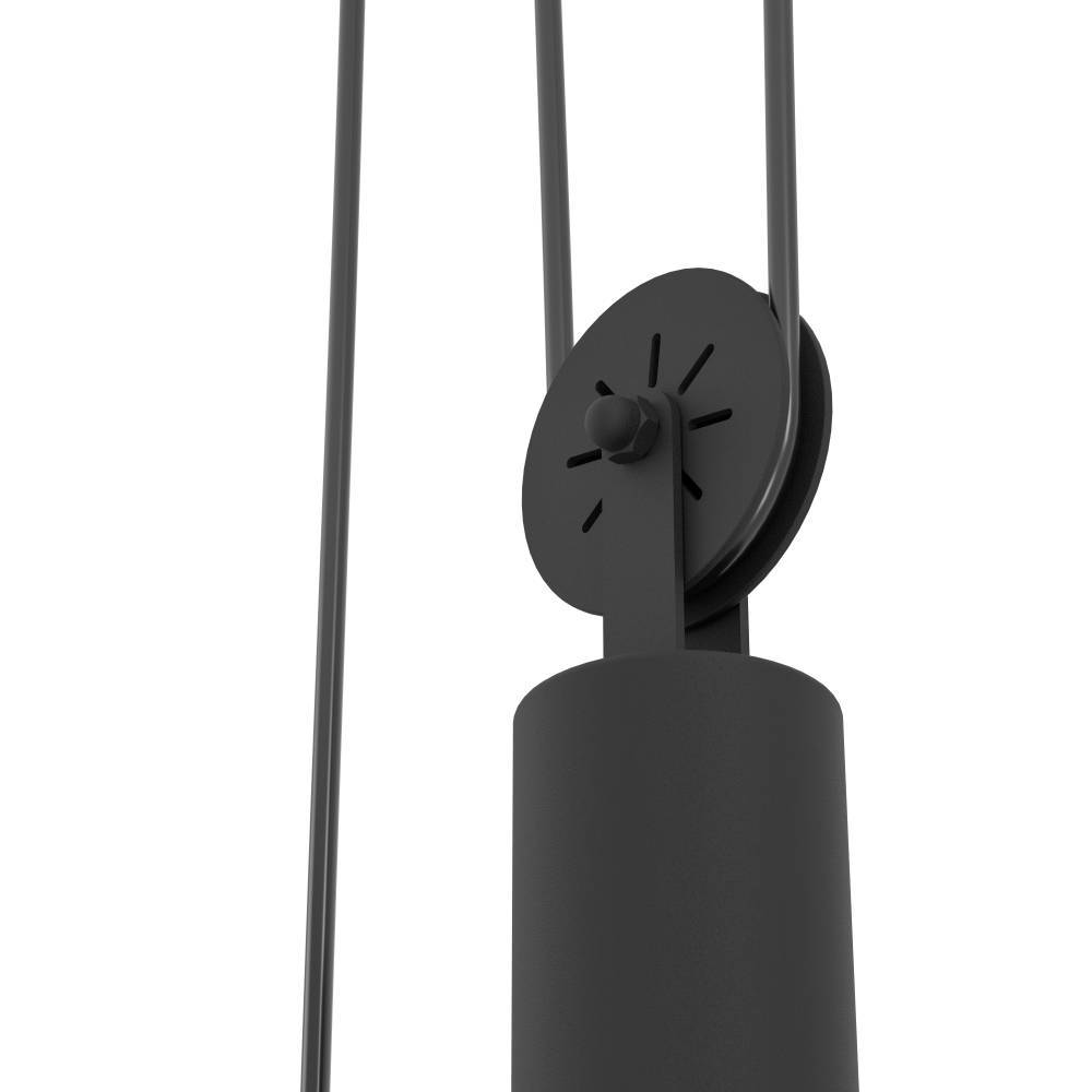 Winkworth Ø38 Svart Taklampe Fra Eglo - Dens minimalistiske form og justerbare funksjon gj&oslash;r den b&aring;de stilig og allsidig, perfekt for den designbevisste hjemmeinnrederen.
